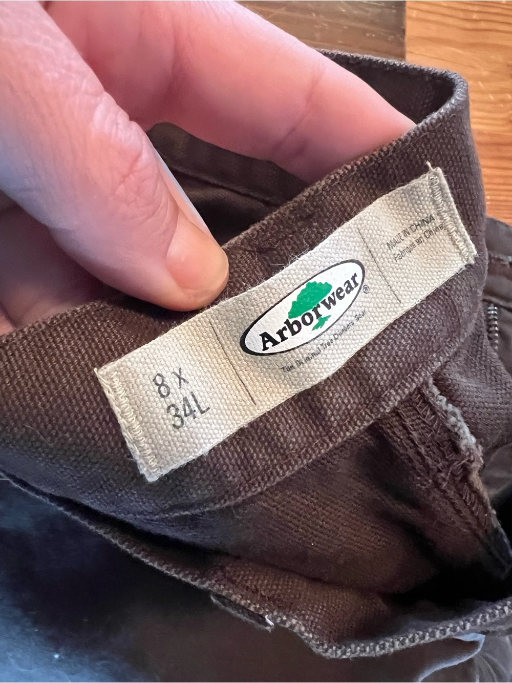 Arborwear Women’s Brown Work Pants - 8X 34L